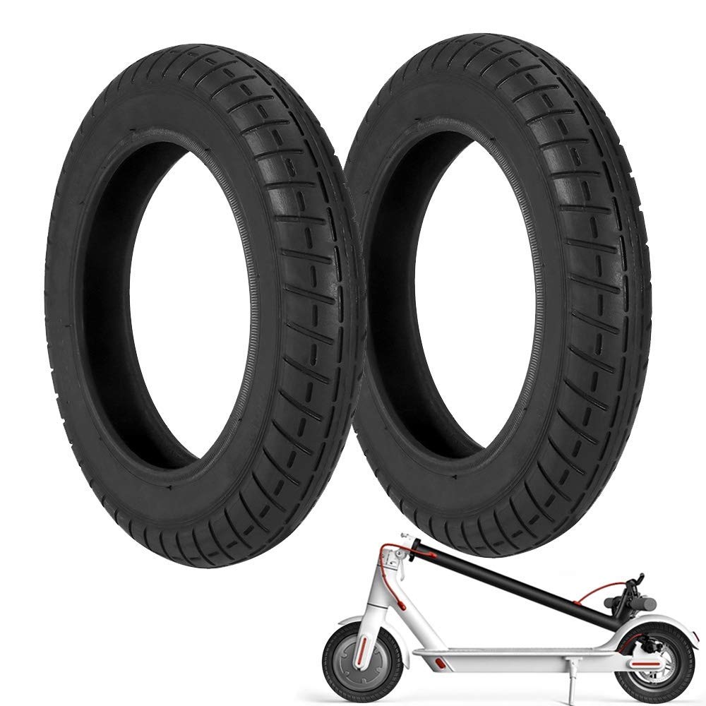 Ruedas de Repuesto para Scooter eléctrico,Piezas de Repuesto para Scooter de neumático de Equilibrio de Tubo Exterior de neumático de 10 Pulgadas compatibles con M365