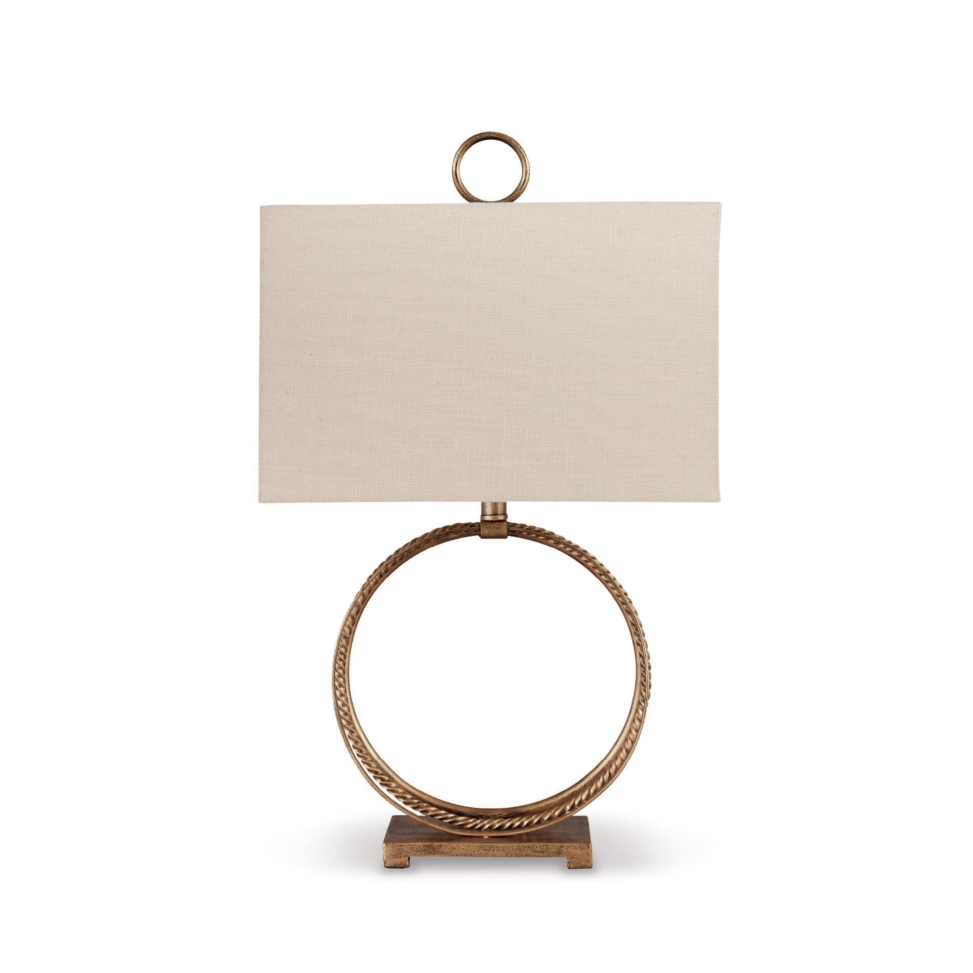 Signature Design by Ashley Mahala Traditional 28" Braided Metal Round Single