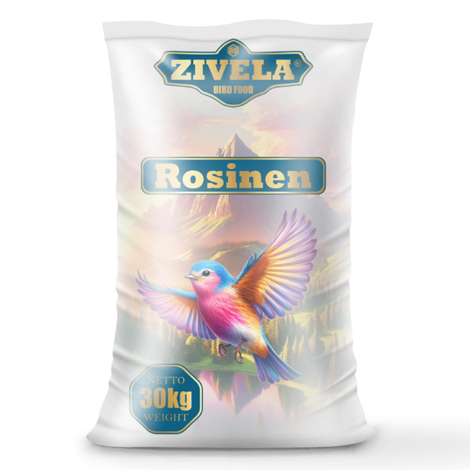 30kg Natürliche Rosinen für Vögel - Ideale Leckereien für Ihre gefiederten Freunde - 100% natürlich Futterrosinen | Rosinen für Vögel 30kg | Wildvogelfutter | Ganzjahresfutter energiereich