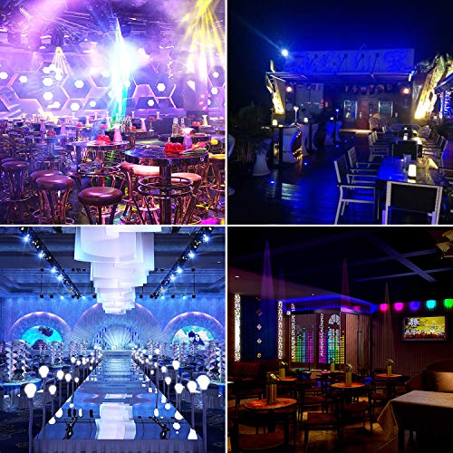 MFL. 60W Moving Head Light Stage Effect Wash Light RGBW Amber UV 6-IN-1 DMX 11/18 Channels Party light for Church Wedding Party Dramma Live House Nightclub - Thumbnail 2