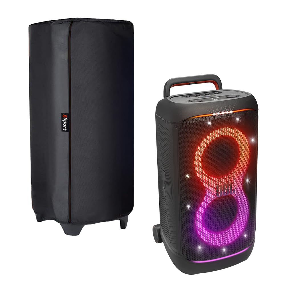 JBL PartyBox 520 Portable Party Speaker Bundle with gSport Speaker Cover