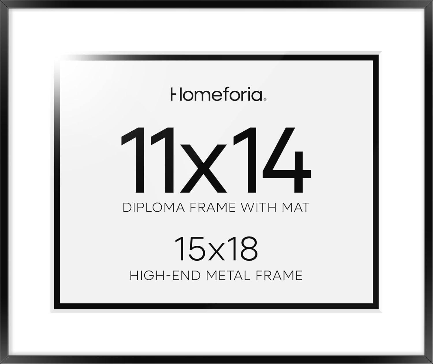 Homeforia 15x18 Diploma Frame with Mat