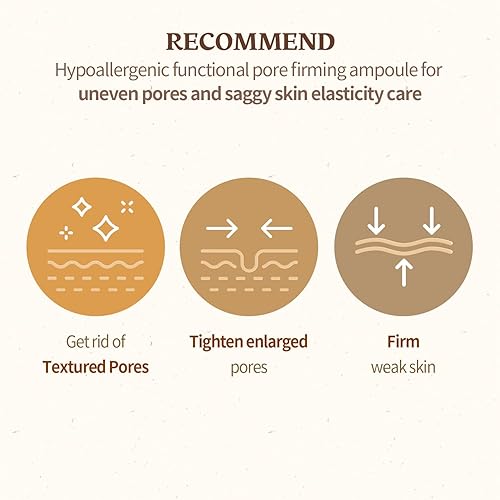 Miniatura 4 de SKINFOOD Ampolla de péptido de poros de bellota de 1.9fl oz (1.86 fl oz)  Ampolla vegana intensiva de reafirmación de poros con cuidado de