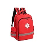 First Aid Backpack Bags for School Empty Medicine Bag for Trauma Medical Safety Backpack for Travelling Red Emergency Bag for Nurse, Paramedic, EMT