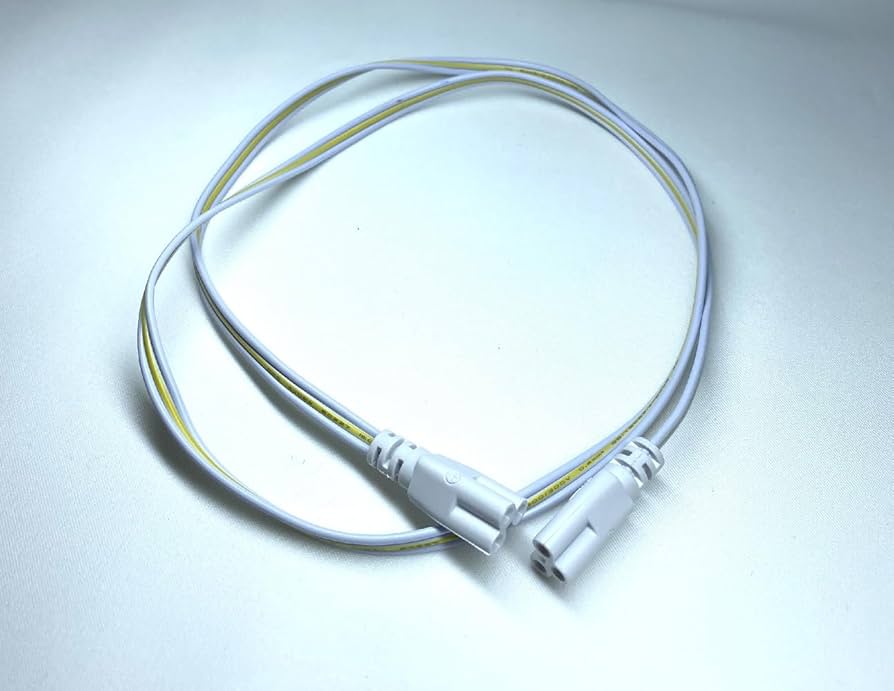 ランプワイヤ 連接ワイヤ ライトリンクコード 延長ケーブル ダブルエンド Amazon | 3pin 蛍光灯連結コード（1メートル）器具一体型LED蛍光灯