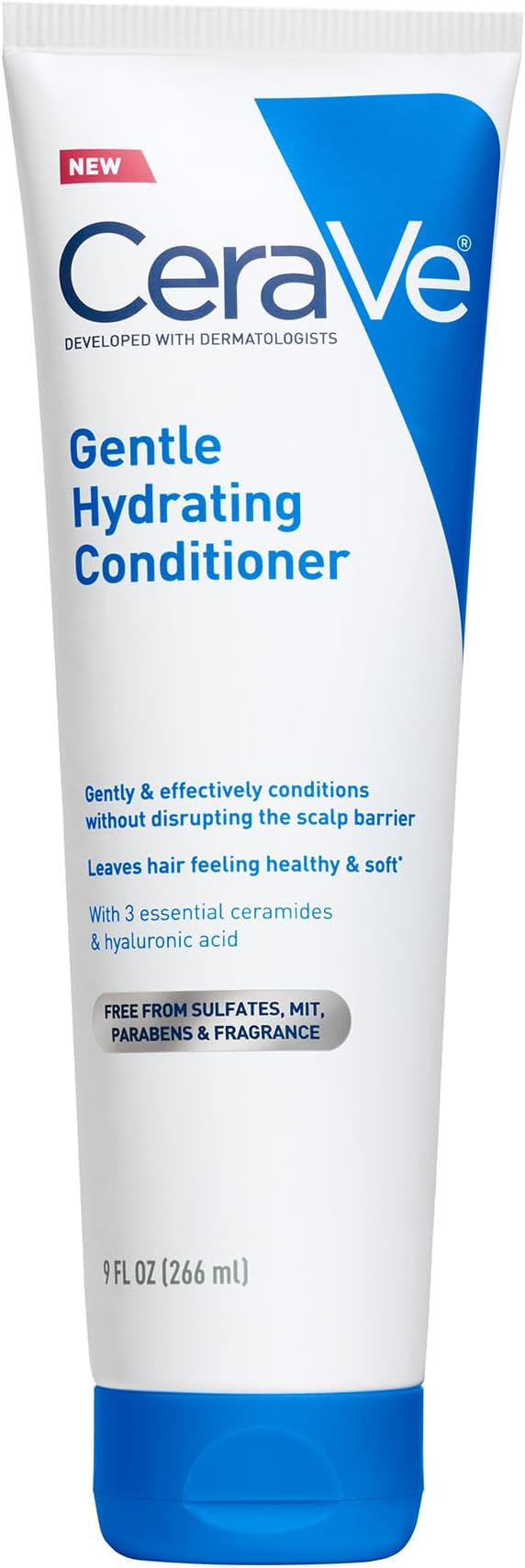 CeraVe Gentle Hydrating Conditioner, Hair Conditioner With Ceramides, Niacinamide & Hyaluronic Acid, Sulfate Free & Color Safe Conditioner, Moisturizing Conditioner For All Hair & Scalp Types
