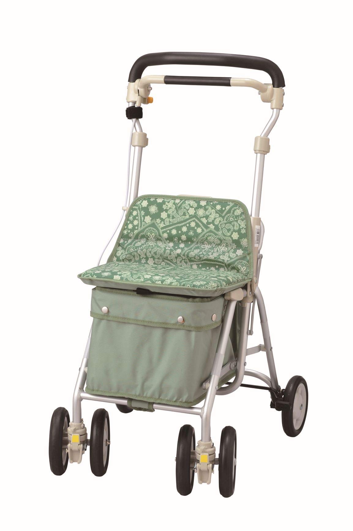 美品　象印ベビー ウィズワン ライトミニM ペイズリーLグリーン シルバーカー Amazon | ヘルスバッグ ライトミニM/ペイズリーLグリーン