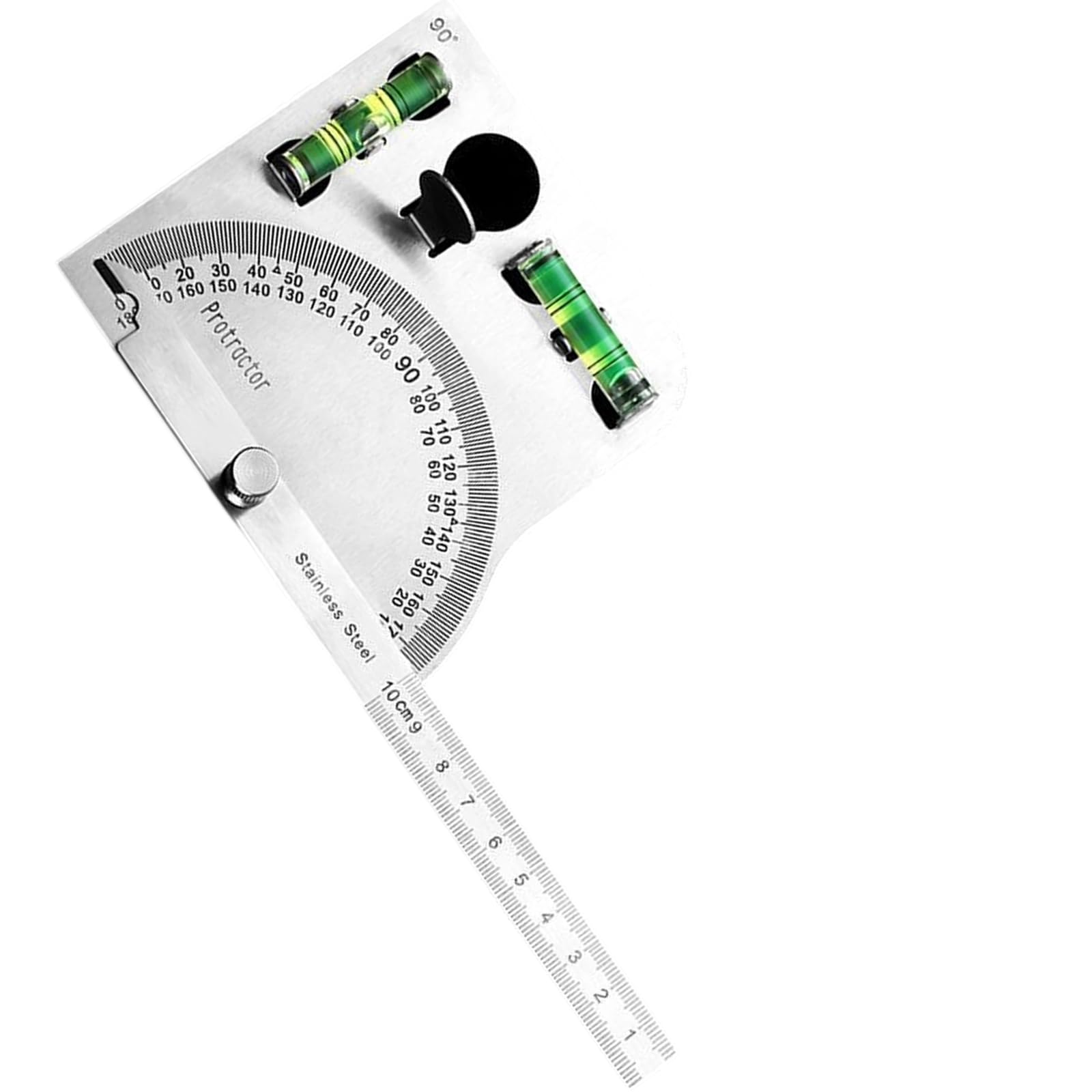 APGLSXY Professiona Angles Measuring Tool Featuring Bubble Levels Durabl Steel Construction for Construction & Woodworking Multiple Functional Angles Levels Gauges