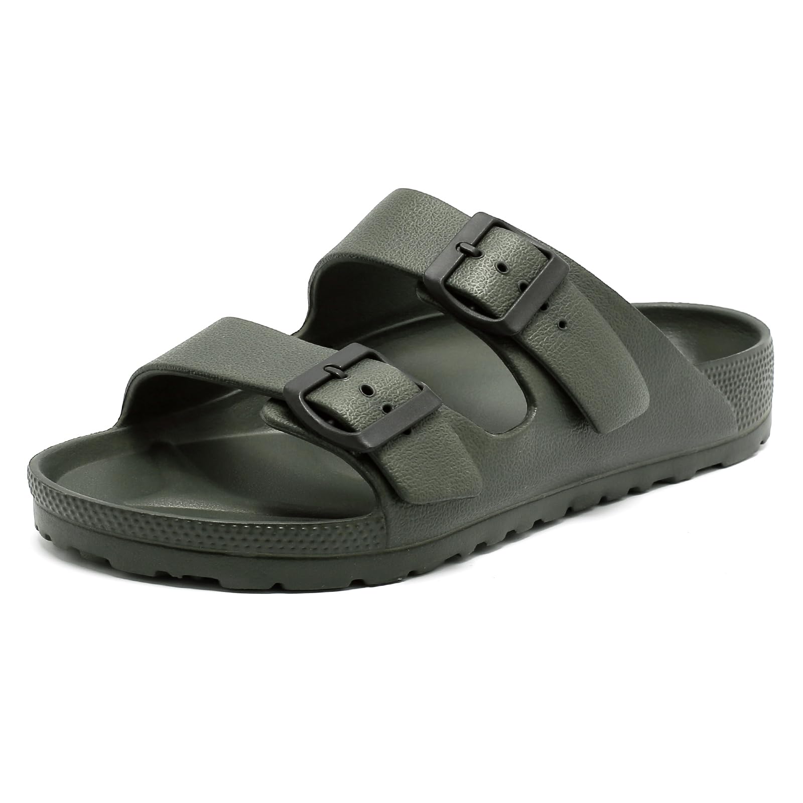 Foinledr Sandali Comodi per Donna con Fibbia Regolabile, Pantofole Estive Antiscivolo per Uomo, Pantofole Unisex Morbide, Ciabatte Casual in Eva, Sandali Orthopedici Piatti con Suola Clog