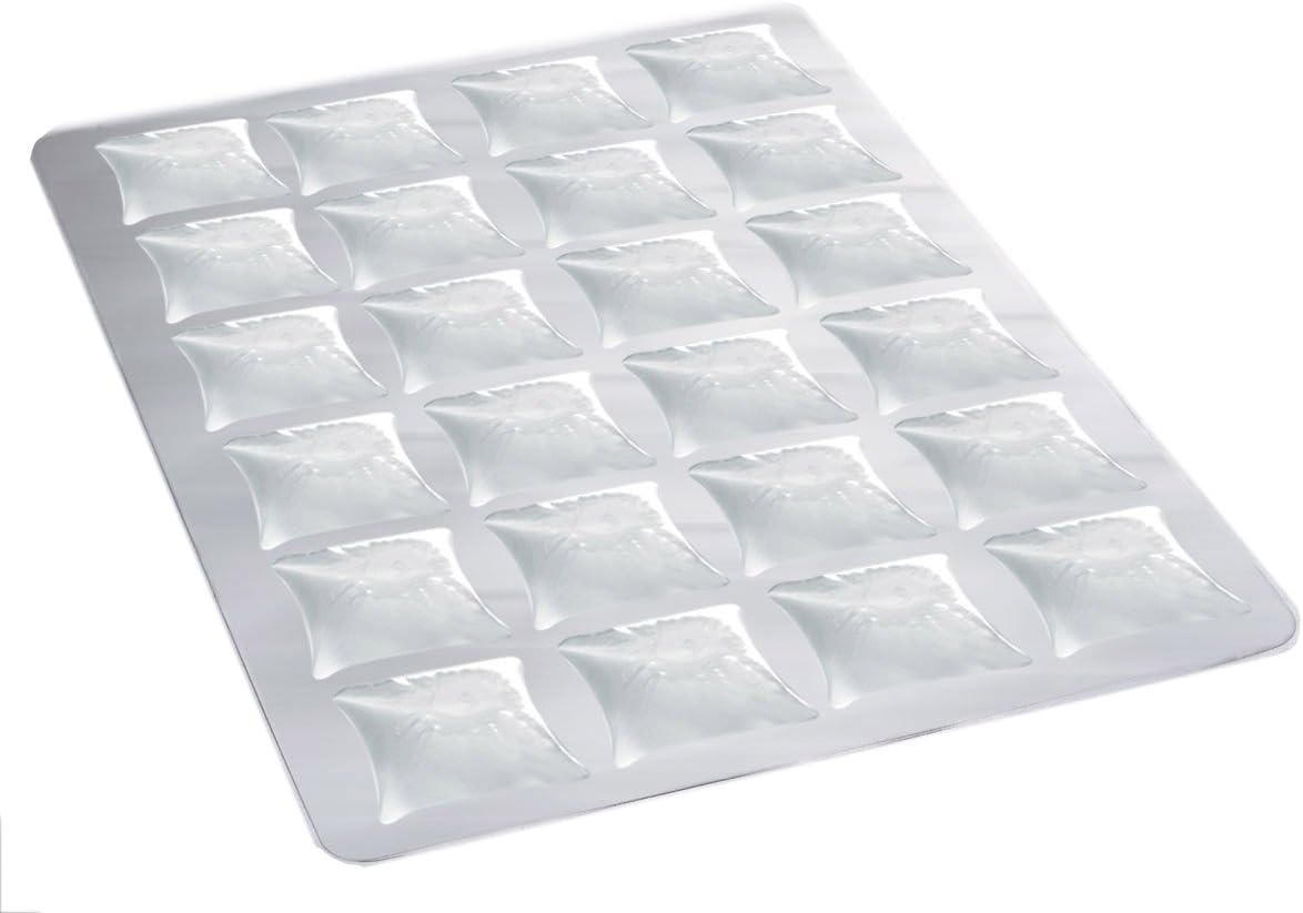 PCB Creation Mini-Half-Cushion Plastic Entremet Mold, 24 Cavities (1 Each)