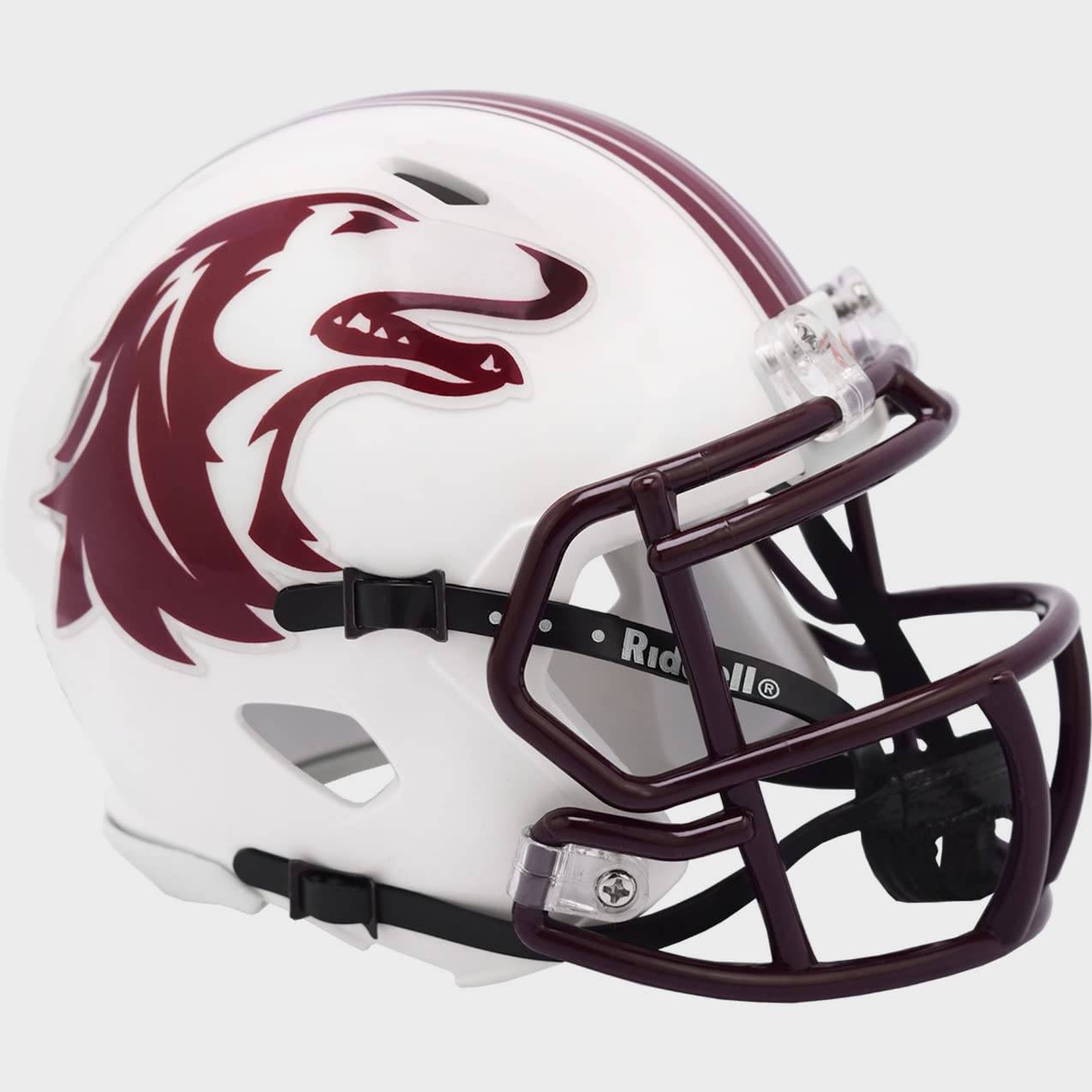 Riddell Southern Illinois Salukis Revolution Speed Mini Football Helmet - Adult, Unisex, Half Size, Collectible Football Helmets