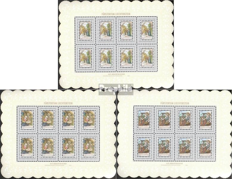Prophila Collection Liechtenstein 1361Klb-1363Klb Sheetlet usado Navidad 2004