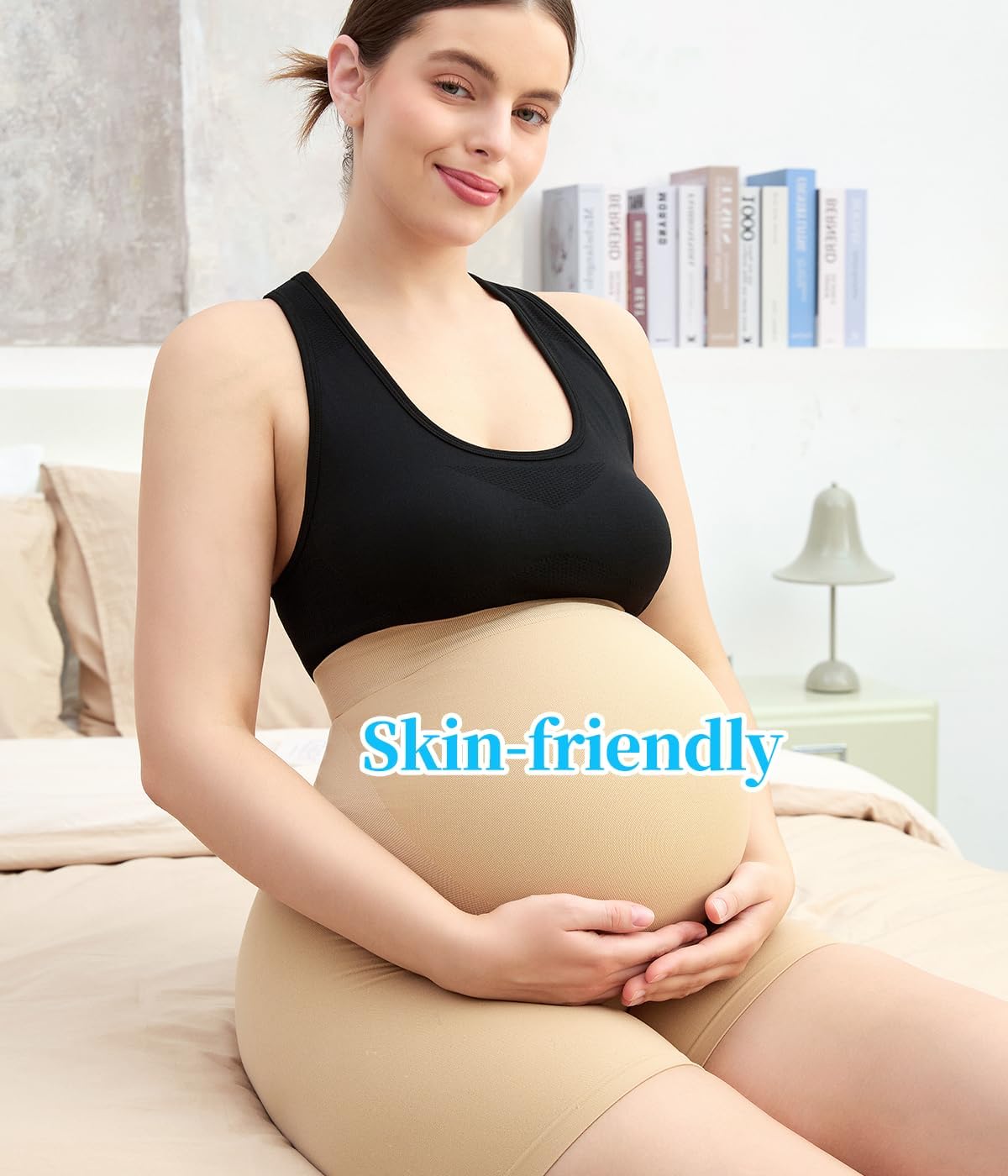 Seamless Maternity Shapewear, Belly Support Pregnancy Underwear for Maternity Photography and Baby Shower Dresses - Image 5