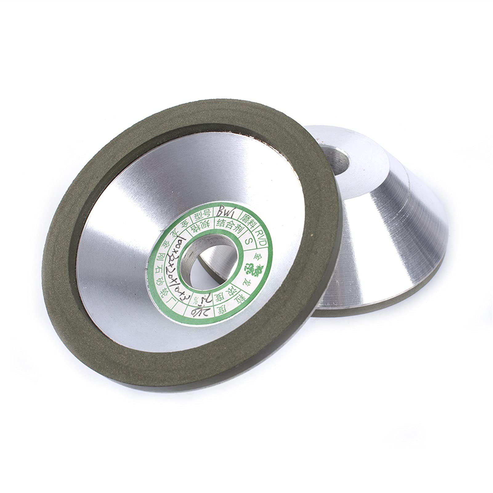 Koło diamentowe, 1 szt. 100 mm/125 mm diamentowa tarcza szlifierska do ostrzenia noży z węglika spiekanego, gradacja 150/180/240/320/400/600(125x32x10x3mm,600)
