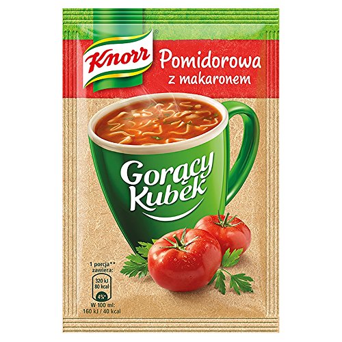 Knorr Goracy Kubek Hot Cup Tomato Soup with Noodles, 19