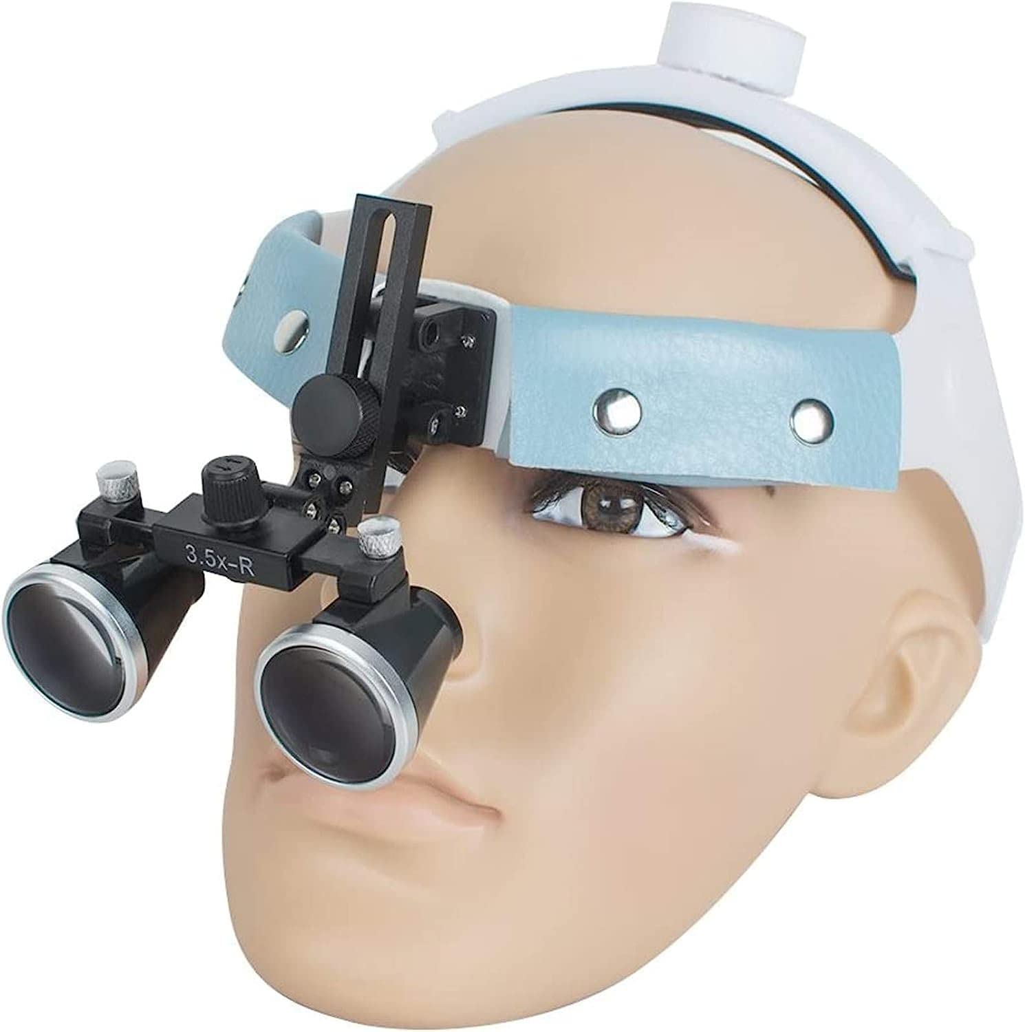 Kopfbandlupe, Handlupe, Kopfmontierte Lupe, 3,5-Fache Vergrößerung, Zahnärztliche Op-Kopfbandlupe, Binokularlupe, Vergrößerungsbrille, Stichpunkte, Hobbys, Real