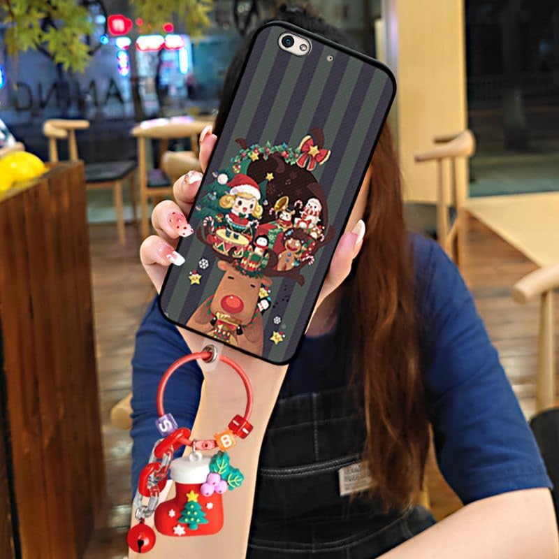 Lulumi-Phone Case For Gionee Elife S6, cute Anti-knock Milu deer Cartoon The snowman Dirt-resistant soft case Bell creative TPU Christmas Father Christmas Pendant Back Cover