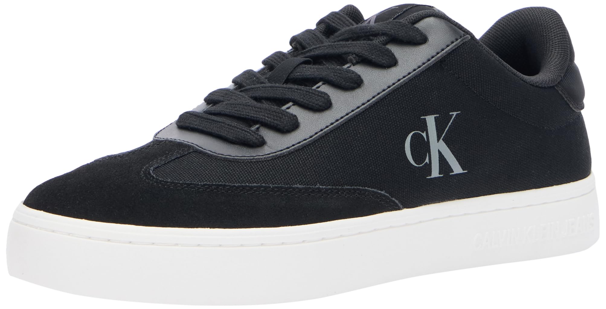 Calvin Klein Damskie klasyczne trampki Cupsole Low Mix Mg Wn Yw0yw01636, Czarny, 40 EU