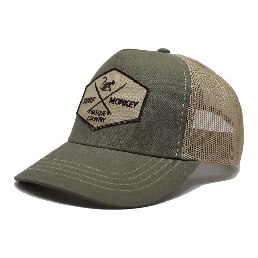 SURF MONKEY Gorra Tipo Trucker Origins Beisbol Ajustable - Gorras de Hombre/Mujer Surf Monkey®