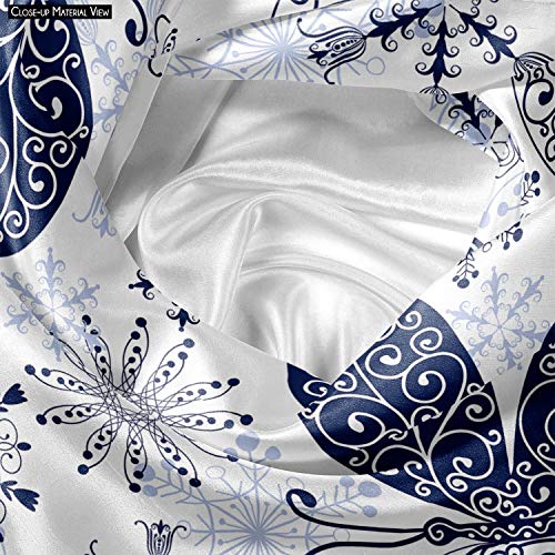 Image of ArtzFolio Snowflakes & Butterflies | Reusable Sack Bag | Bag for Gym, Storage, Vegetable & Travel
