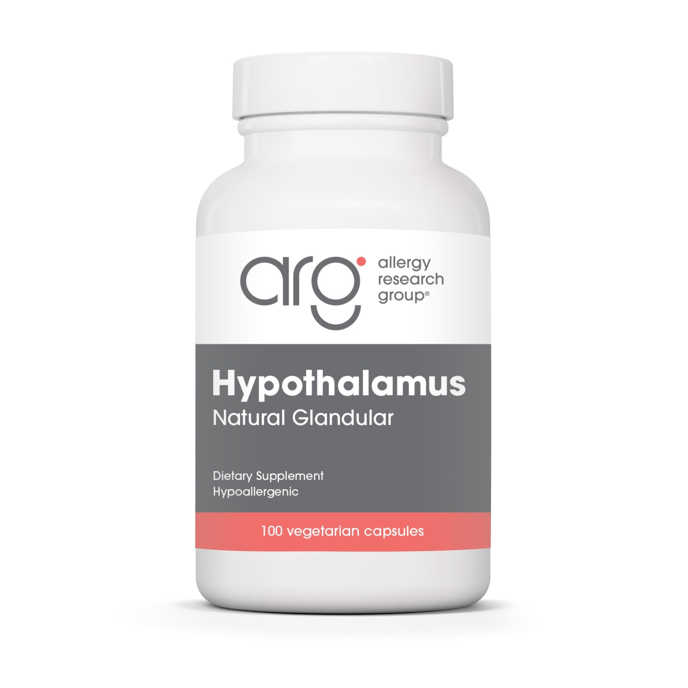 ARG Hypothalamus Bovine Glandular 500 mg, 100 Vegicaps