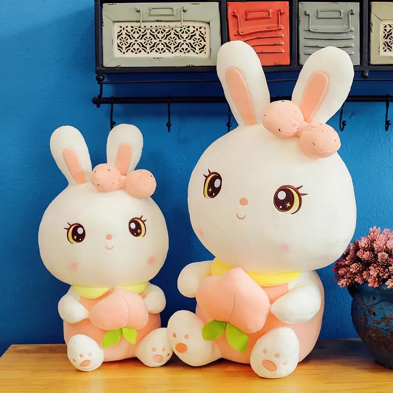 Image of 35cm Rabbit Soft Toy for Kids Strawberry Bunny Plush Fruit Toys Gift Babies Cuddly Animal Stuffed Cute Teddy Bear Plushie Safe & Huggable Gifts for Toddlers, Boys & Girls