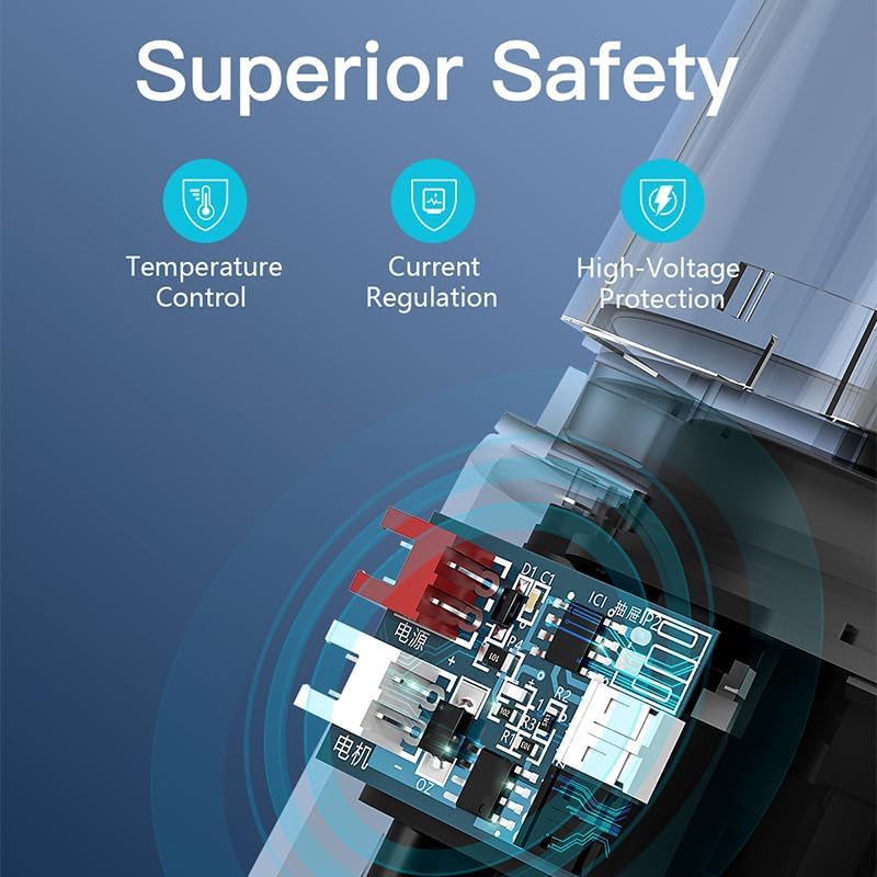 Miniatura 7 de ZMOL Sacapuntas, sacapuntas eléctrico de lápiz de color, parada automática, ajuste de 5 velocidades, funciona con USBpilas, sacapuntas de 5 agujeros