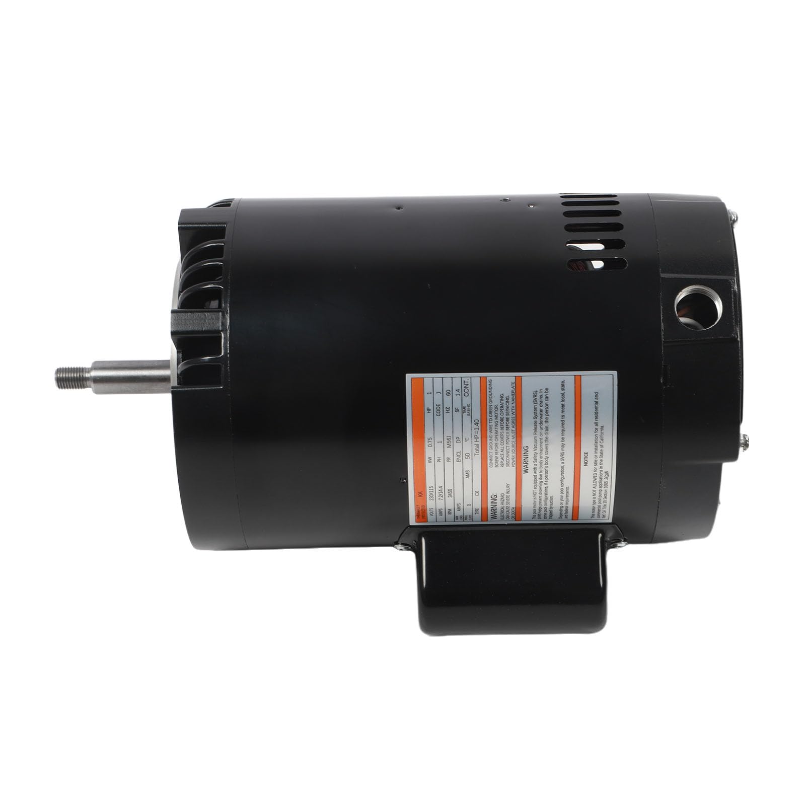 Generic B128 Silnik Pompy do Basenu Wysokowydajny Silnik Elektryczny o Mocy 1 KM 3450 Obr./min do Stali Stopowej Basenu i Spa
