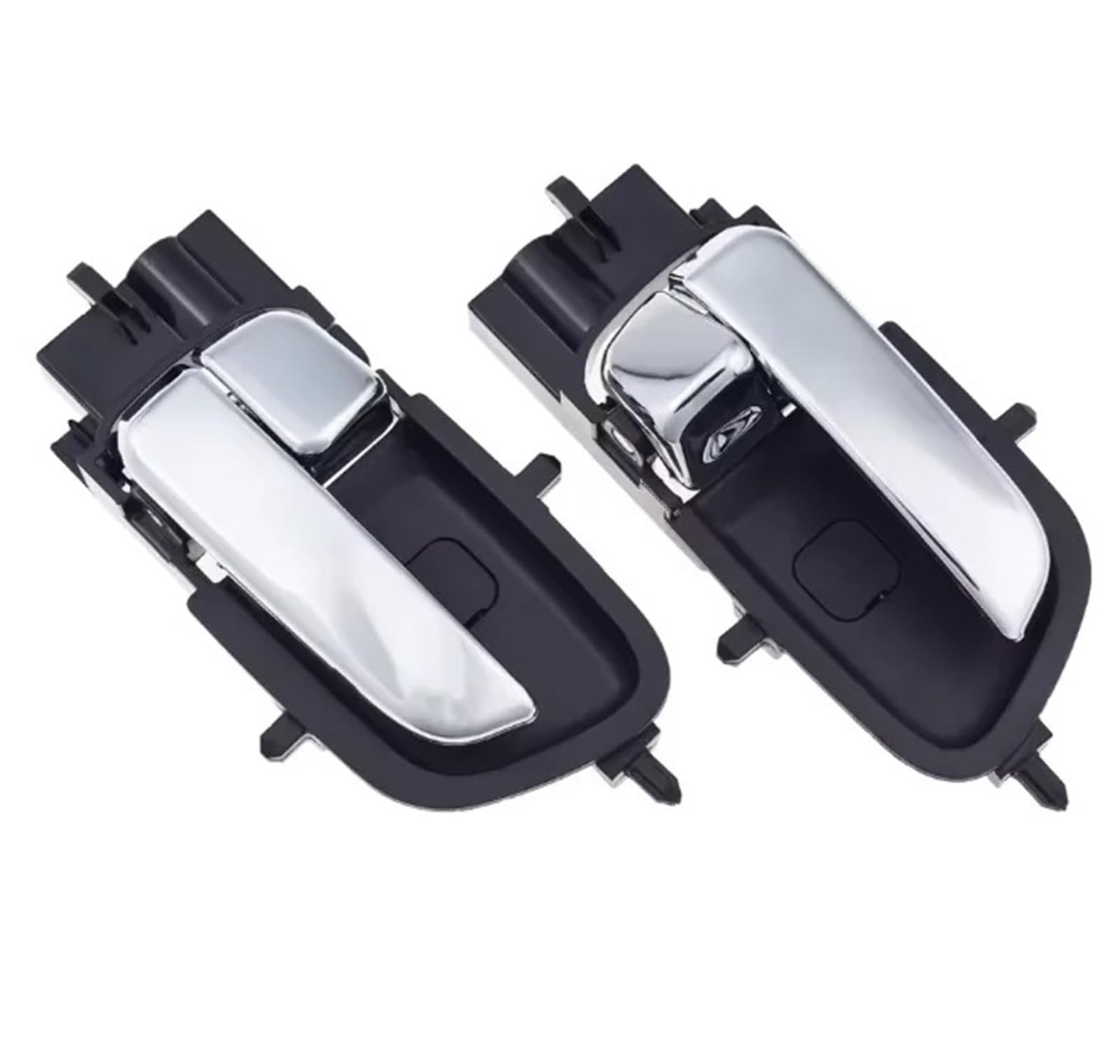 HUDFROA Car Interior Door Handle for Hyundai for I20 2008-2015 Left/Right Chrome Inside Interior Door Handle 82620-1J000 82610-1J000(1 Pair)