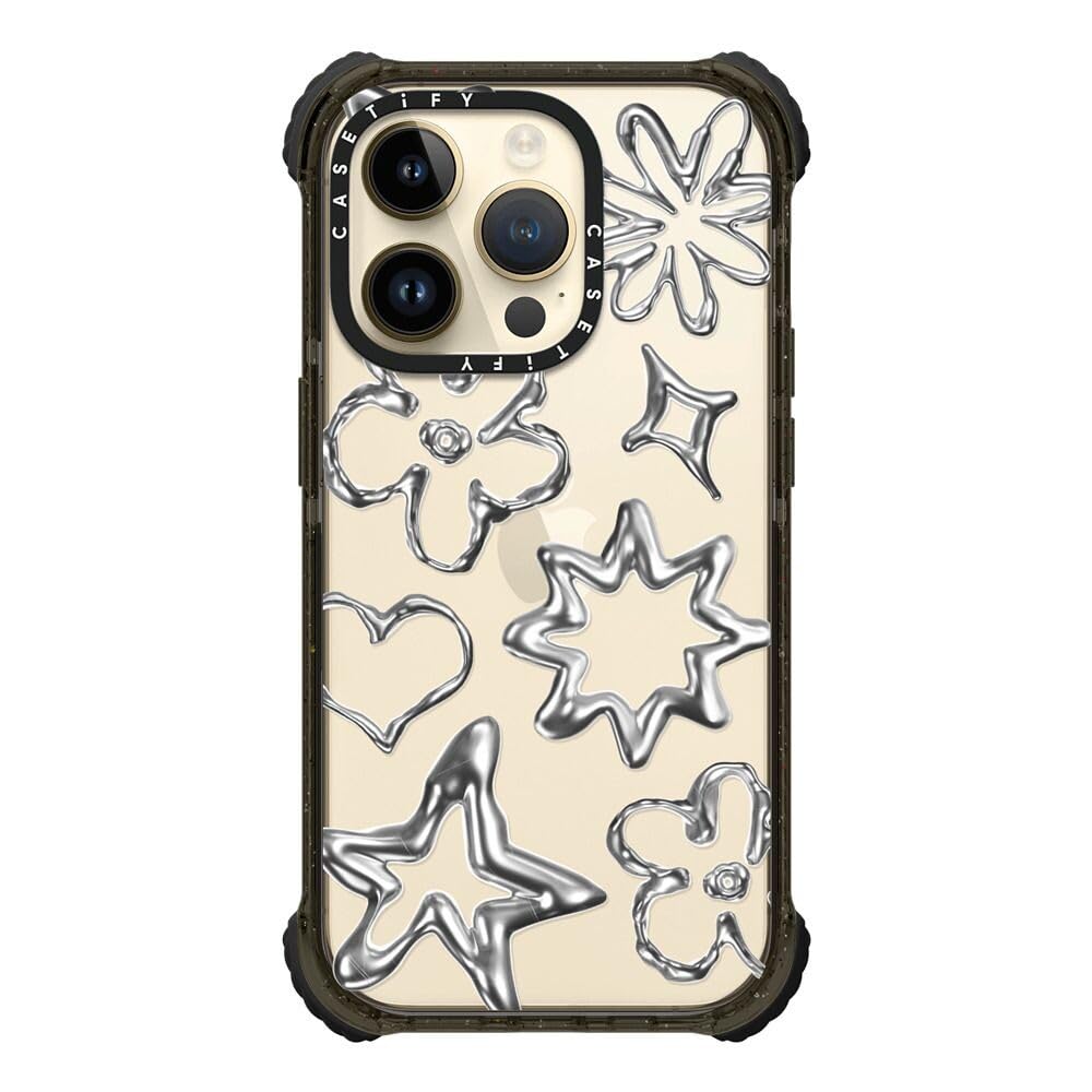 CASETiFY Chrome Doodles iPhone 14 ケース Amazon.com: CASETiFY Ultra Impact iPhone 14 Pro Case [5X