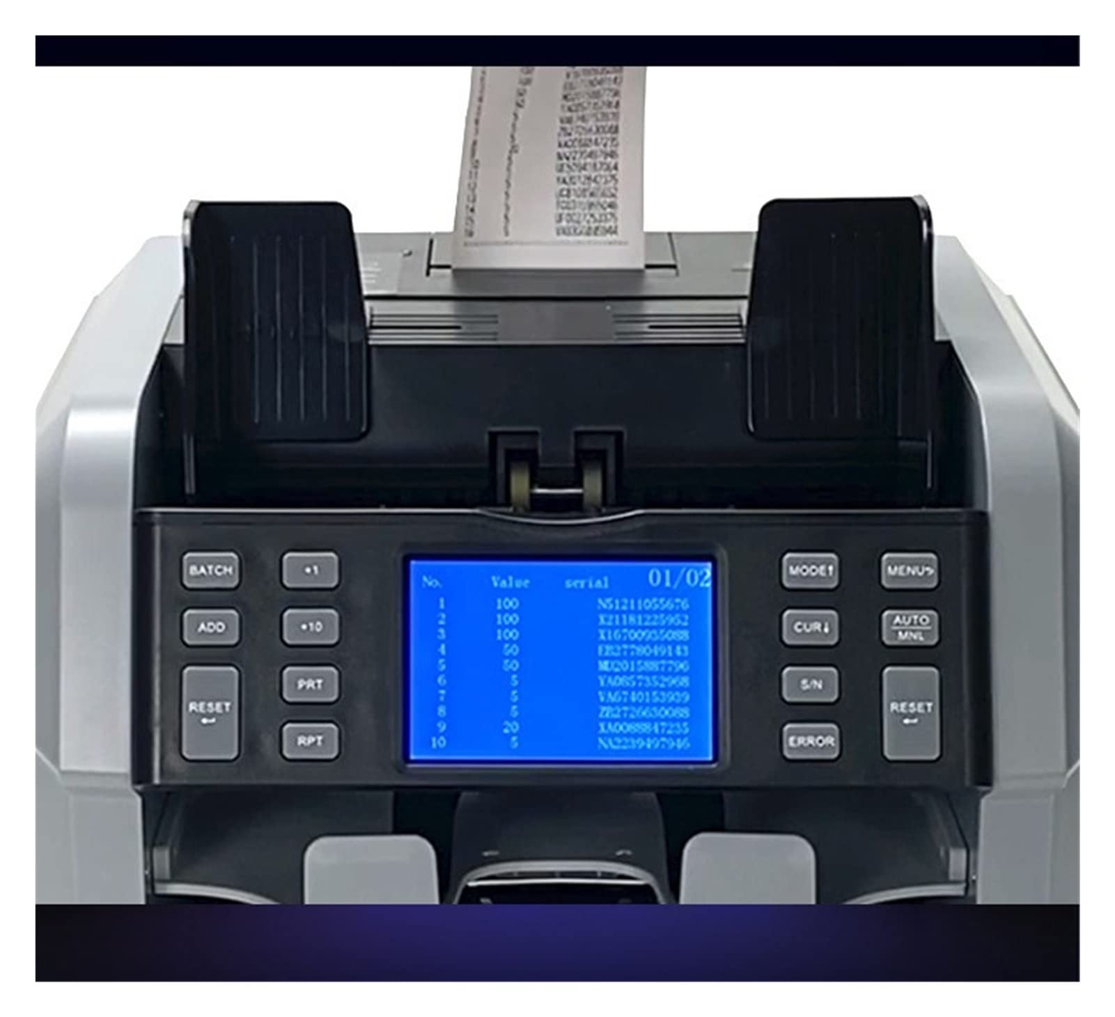 Liczarka do Pieniędzy Wymieszaj wartość Money Machine Touch Screen Multi Carelanty Banknote rachunki i sortowanie z wbudowaną drukarką XD-2700