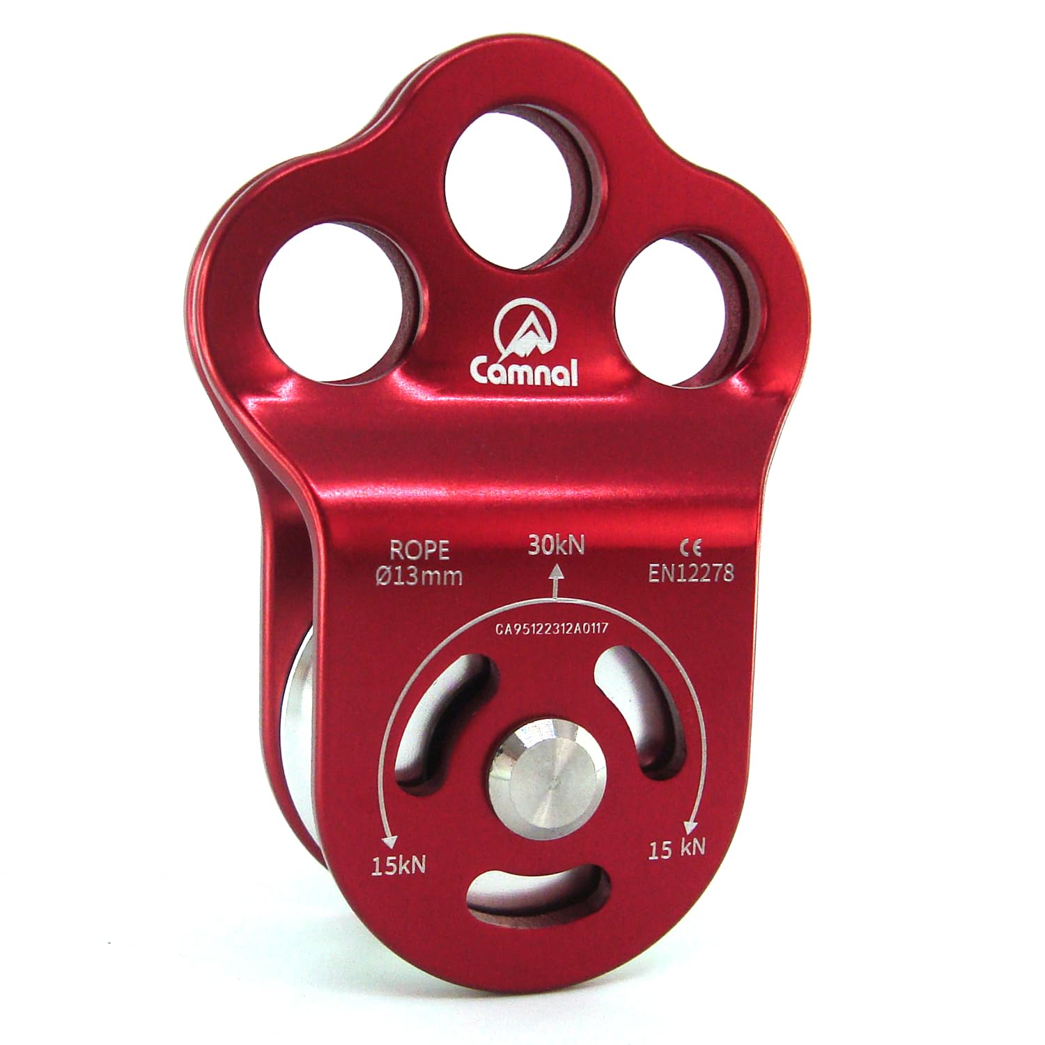 LILYXIN 30KN Climbing Pulley, Small Climb ThreeHole Hitch