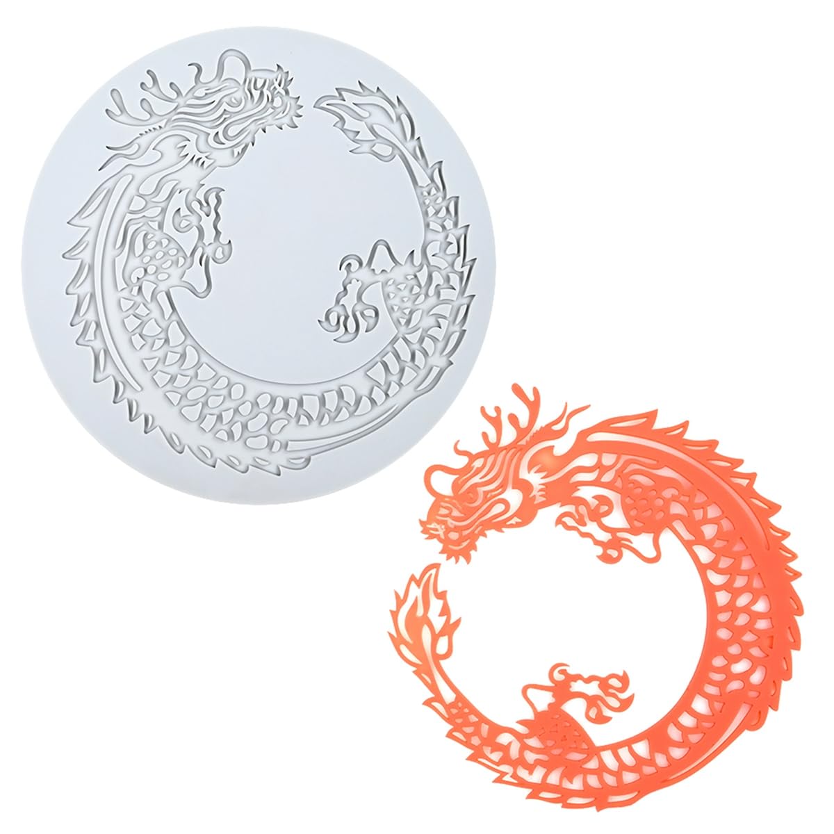 Moule à Gâteau 3D En Silicone Pour Fondant - Motif Dentelle Gaufré | Tapis De Décoration Pour Chocolat Et Pâtisserie | Rond Circulaire