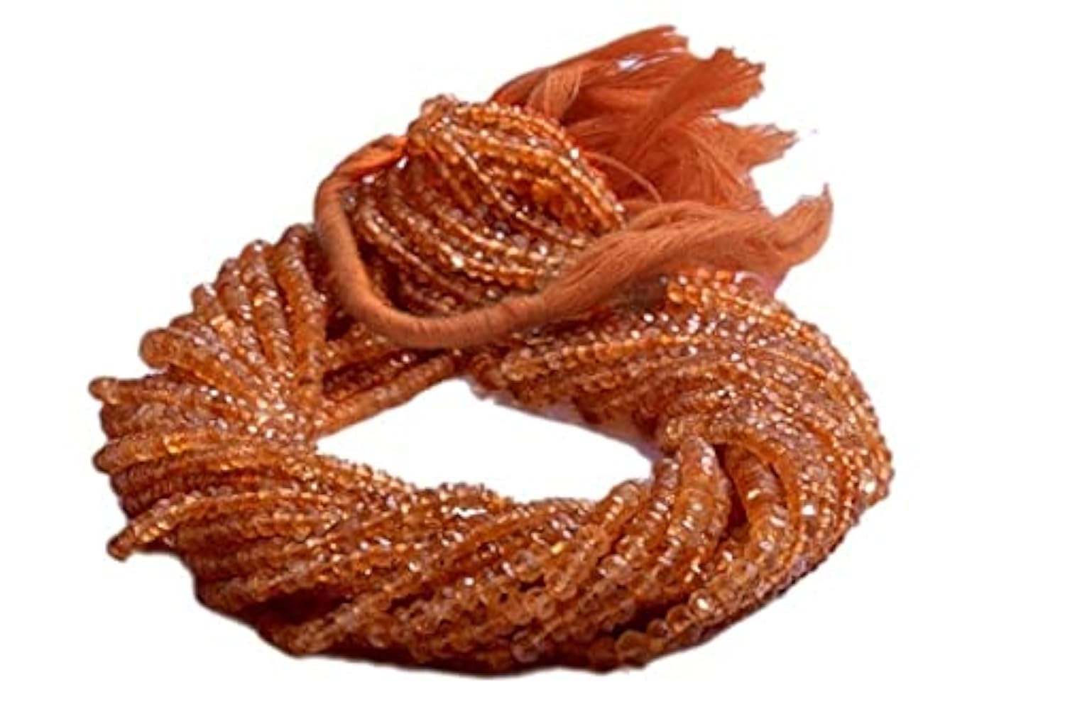 Citrine Faceted Beads rondelle pour créer vos bijoux d'été bohèmes