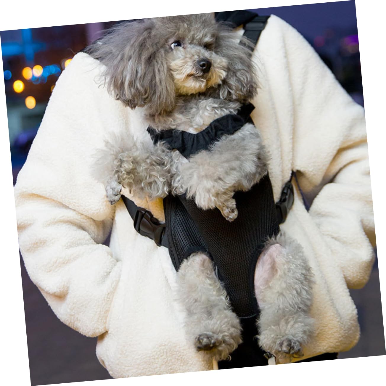 BESPORTBLE Ergonomic Pet Shoulder Cat Outdoor Storage Bag Mesh Chest Pack for Travel Camping Hiking