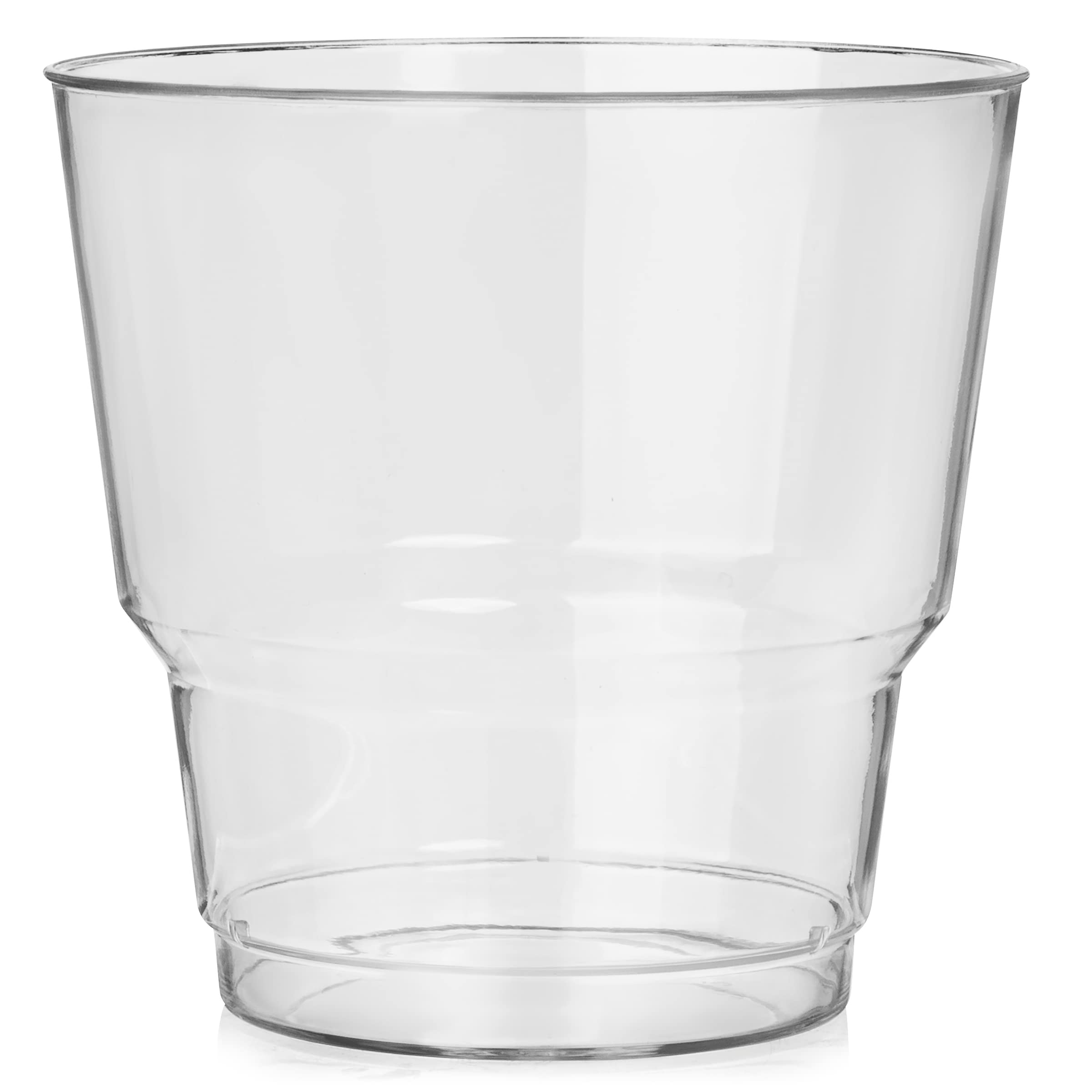 Vasos pequeños de fiesta de 5 onzas, paquete de 96 unidades, plástico duro transparente, resistente, grado alimenticio, mini tazas para cócteles y bebidas de fiesta, reutilizables, 96