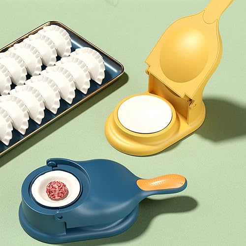 Miniatura 5 de Máquina para hacer dumpling 2 en 1 para adultos y niños nueva Moldes de dumpling para la piel de dumpling manual para el hogar herramienta de