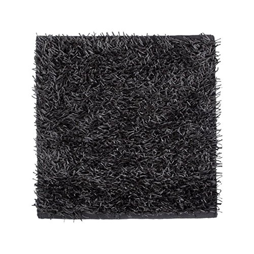 Badteppich Kemen 60 x 60 Aquanova Flokati Langschlinge, Farbe Kemen 60x60:Dunkelgrau