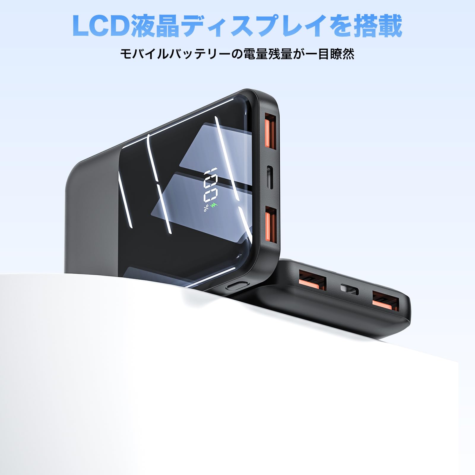 Amazon | モバイルバッテリー 大容量【2025年新モデル大容量·超薄型
