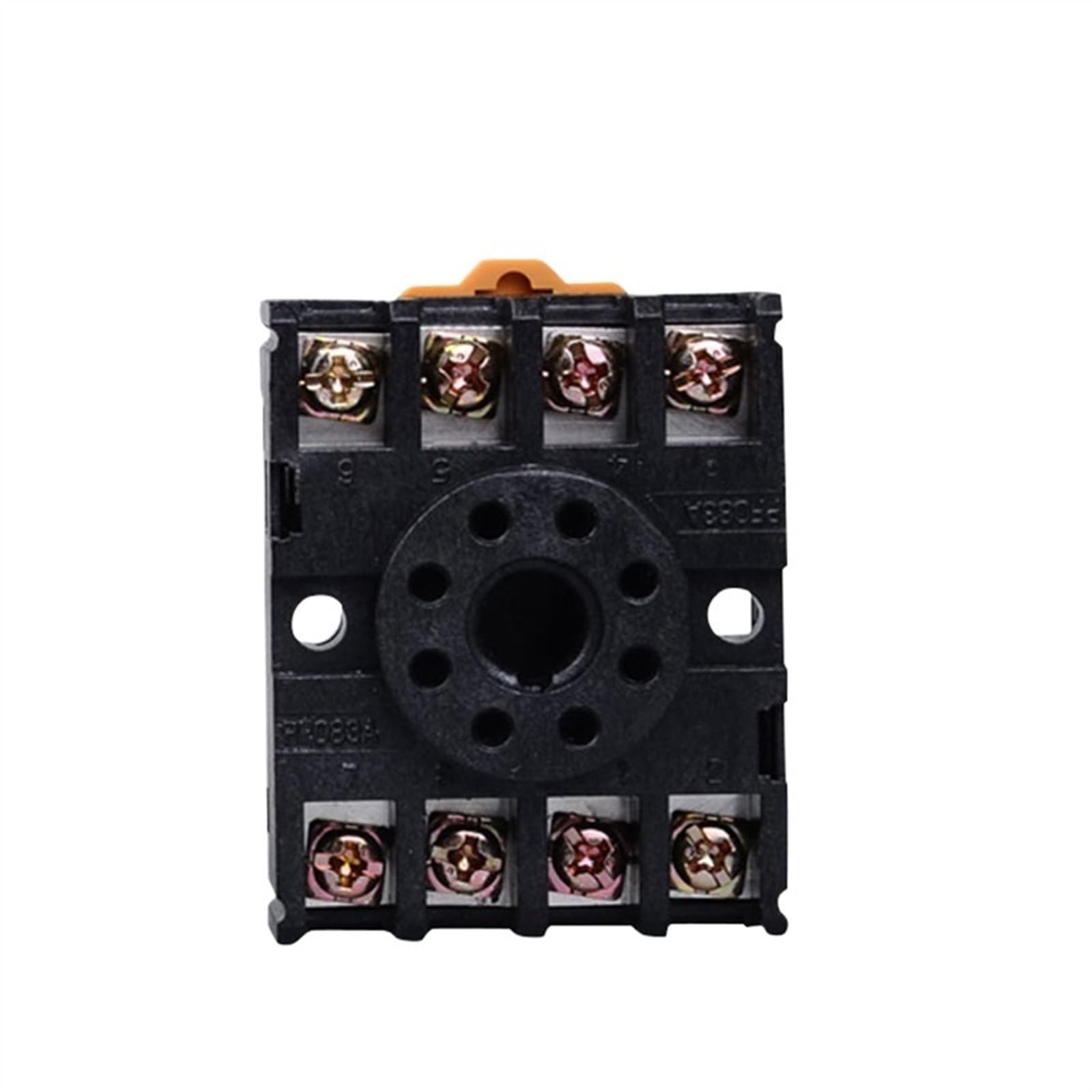 Temporizador programable LED Digital DH48S-1Z, Interruptor de relé de Tiempo DH48S 0,01 S-99H99M, Carril DIN AC110V 220V 12V 24V DC con Base (Size : AC110V)