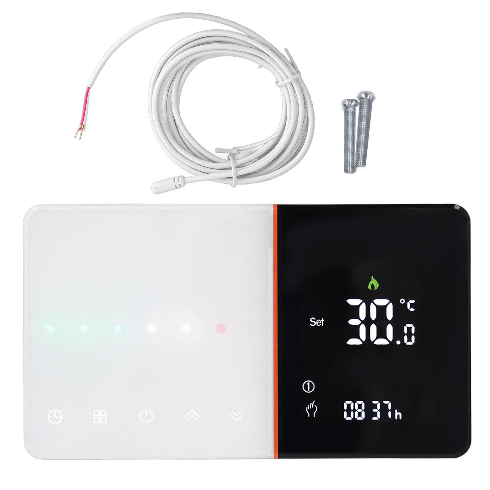 FTVOGUE Inteligentny Termostat WiFi, Programowalny Regulator Temperatury z