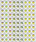 Carson Dellosa Kind Vibes 810 Smiley Face Stickers for Kids, 9 Sheets of Emoji Decals for Reward Chart for Kids, Crafts, Potty Training, Scrapbooking, and School Supplies, Classroom Must Haves