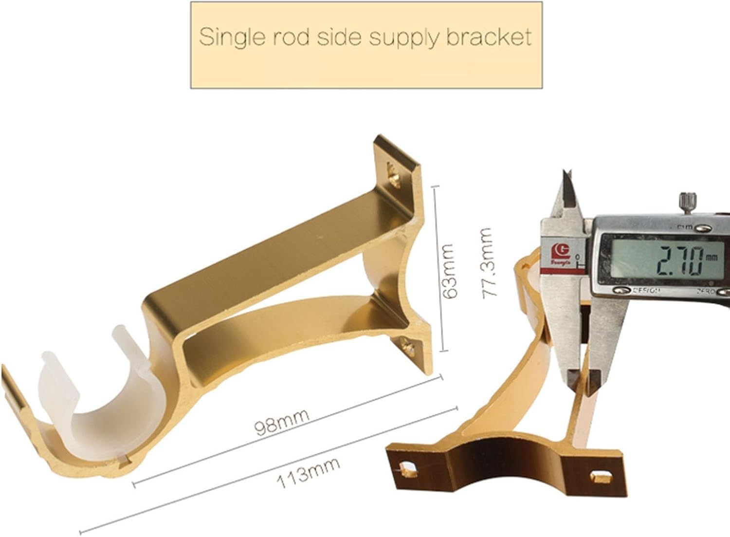 厚みのあるアルミ合金製ローマンロッドナノサイレントカーテンロッドは、重いカーテンを長時間掛けても曲がったり変形したりしません。直径2
