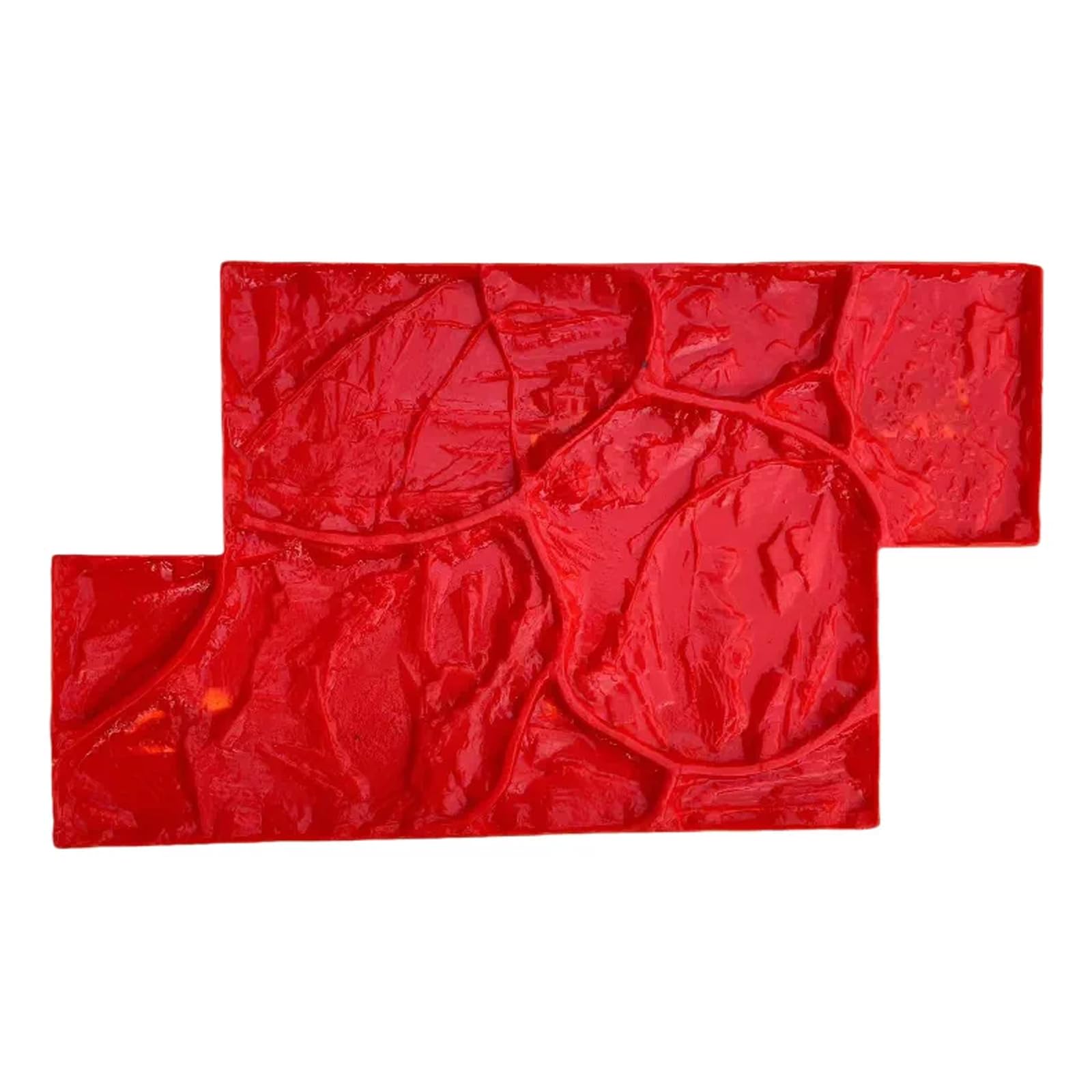 Large Concrete Stamping Mold (60x35cm),Irregular Flagstone Texture Tools for Cement Path Molds,Realistic Concrete Imprinting Molds White,Reusable,Simple and Efficient,for Concrete Pavements(Color:E)