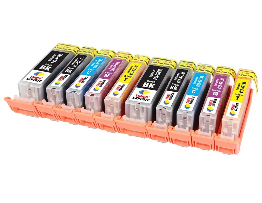 Pack 12 Cartouches D'encre XL Compatibles Canon PGI-570XL CLI-571XL - Pour MG5750, MG6850, TS5050, TS6050, Etc. (Noir, Cyan, Magenta, Jaune, Photo Noir)