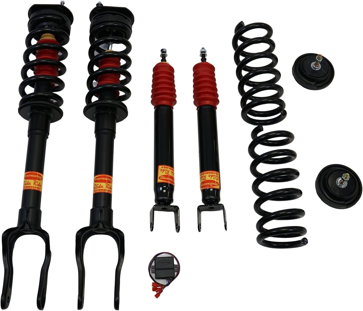 Strutmasters Air Suspension Conversion Kit with Module for 2011-2015 Jeep Grand Cherokee V8/3.0 Diesel Engines (JC14FML)