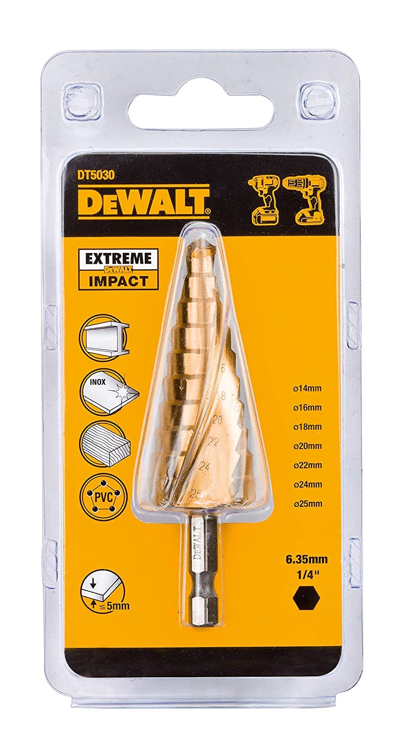 DEWALT - Foret conique pour métaux à impact extrême14-25mm - DT5030-QZ
