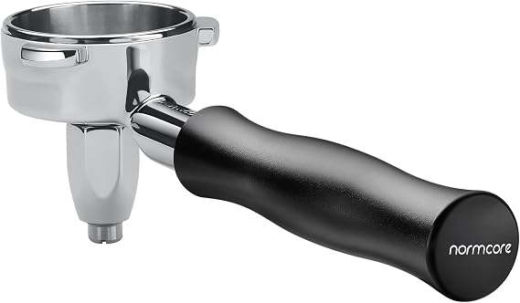 Normcore 54mm Tea Portafilter, Teapresso Portafilter with Black Anodized Aluminum Handle Fits 54mm Breville Sage Barista Machines