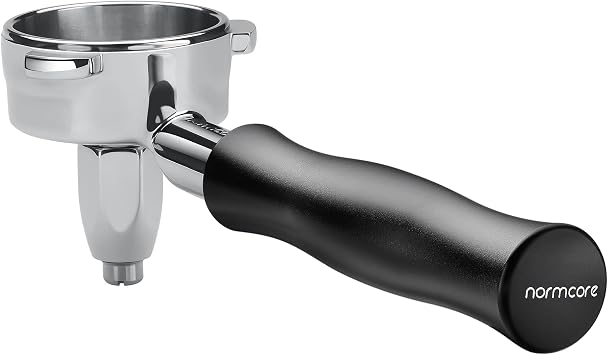 Normcore 54mm Tea Portafilter, Teapresso Portafilter with Black Anodized Aluminum Handle Fits 54mm Breville Sage Barista Machines