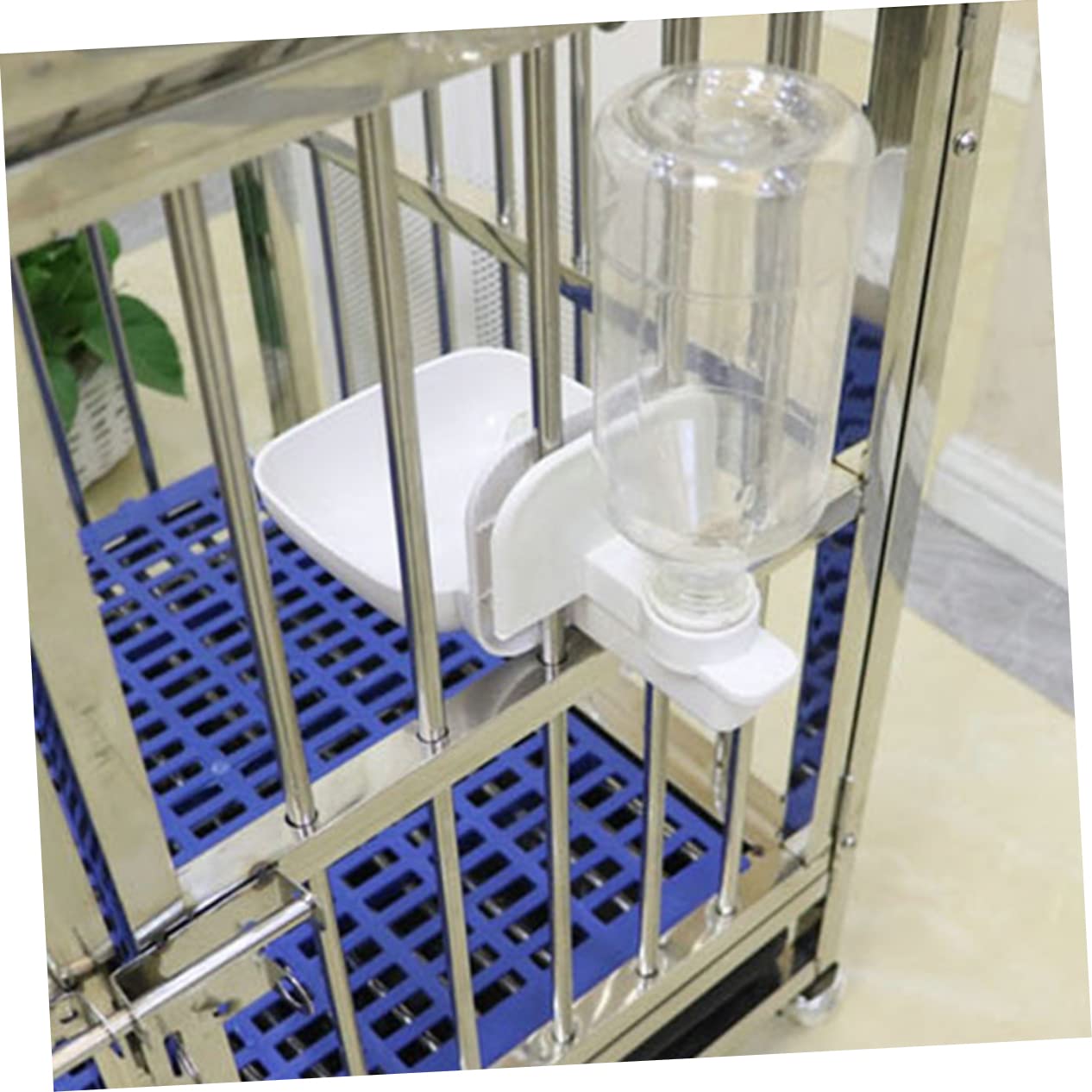 Mipcase 450ml Pet Water Bowl Rabbit Water Fountain Safe Material Leakproof Easy Cleaning